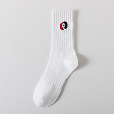 Șosete cu desene animate brodate Șosete unisex de modă în stil Harajuku Kawaii amuzant de primăvară toamnă șosete pentru femei Șosete minunate din bumbac