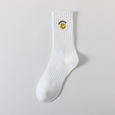 Șosete cu desene animate brodate Șosete unisex de modă în stil Harajuku Kawaii amuzant de primăvară toamnă șosete pentru femei Șosete minunate din bumbac