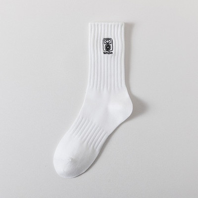 Șosete cu desene animate brodate Șosete unisex de modă în stil Harajuku Kawaii amuzant de primăvară toamnă șosete pentru femei Șosete minunate din bumbac