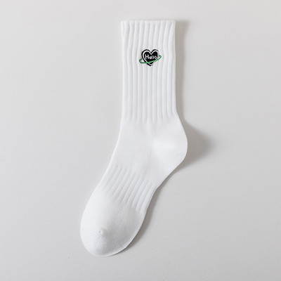 Șosete cu desene animate brodate Șosete unisex de modă în stil Harajuku Kawaii amuzant de primăvară toamnă șosete pentru femei Șosete minunate din bumbac