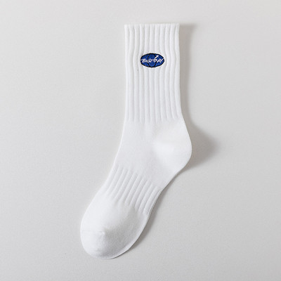 Șosete cu desene animate brodate Șosete unisex de modă în stil Harajuku Kawaii amuzant de primăvară toamnă șosete pentru femei Șosete minunate din bumbac