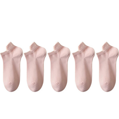 5 Ζεύγη/Παρτίδα γυναικείες κάλτσες Casual αναπνεύσιμη λευκή κάλτσα αστραγάλου καλοκαιρινή χαμηλή κοπή βαμβακερή λεπτή κοντή No-Show Elastic Sox Calcetines