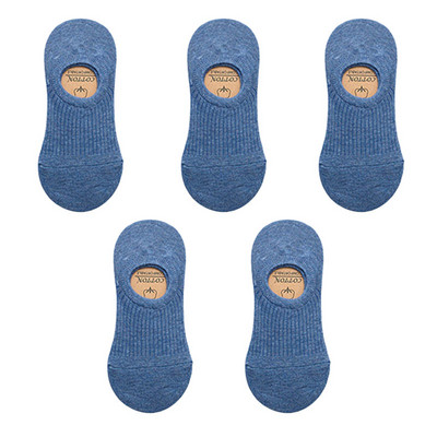 5 paari naiste nähtamatud paadi sokid suvised üliõhukesed puuvillased sokid hingavad silikoonist libisemiskindlad pahkluu madalad tüdrukud Sox Calcetines