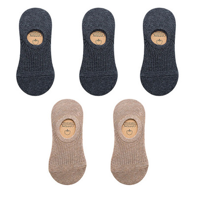 5 paari naiste nähtamatud paadi sokid suvised üliõhukesed puuvillased sokid hingavad silikoonist libisemiskindlad pahkluu madalad tüdrukud Sox Calcetines