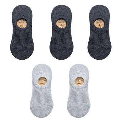5 paari naiste nähtamatud paadi sokid suvised üliõhukesed puuvillased sokid hingavad silikoonist libisemiskindlad pahkluu madalad tüdrukud Sox Calcetines