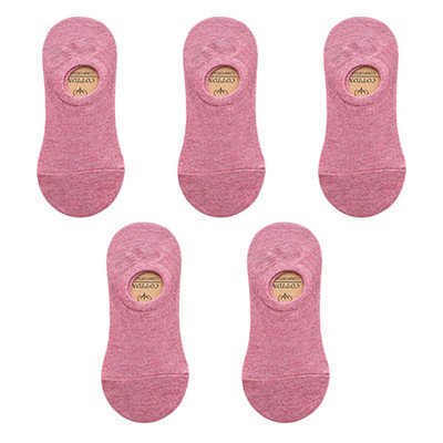 5 paari naiste nähtamatud paadi sokid suvised üliõhukesed puuvillased sokid hingavad silikoonist libisemiskindlad pahkluu madalad tüdrukud Sox Calcetines