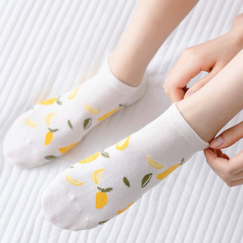 6 чифта дамски къси чорапи Сладки момичешки чорапи тип лодка през пролетта и лятото