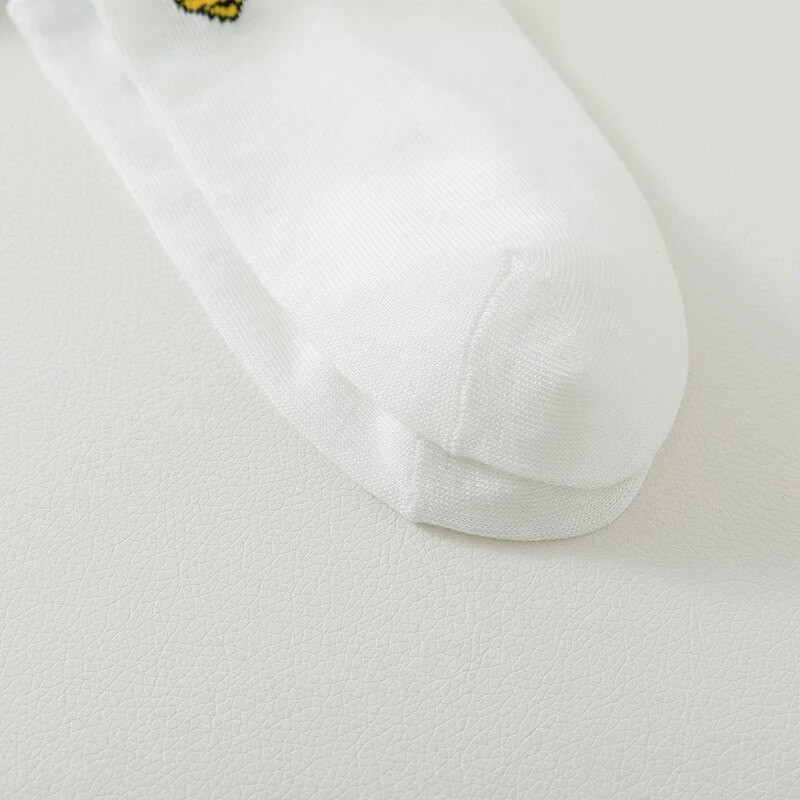 5 paari NAISTE Paadi sokke Nähtamatud madala lõikega silikoonist libisemisvastased suvised pahkluu sokid puuvillased südamevõrgust hingavad