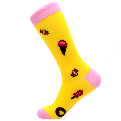 Új Happy Mens Zokni Női Újdonság Rajzfilm Zokni Fésűs Pamut Vicces Férfi Nagyméretű Legénység Harajuku Hip Hop Vastag Hosszú Zokni