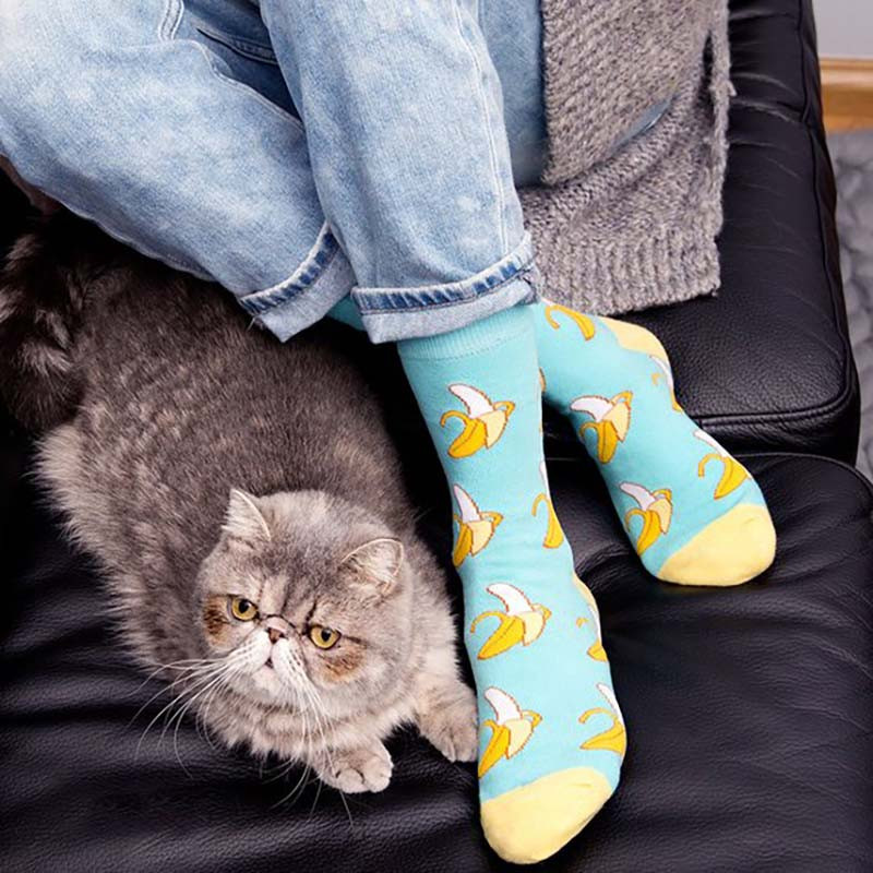 Új Happy Mens Zokni Női Újdonság Rajzfilm Zokni Fésűs Pamut Vicces Férfi Nagyméretű Legénység Harajuku Hip Hop Vastag Hosszú Zokni