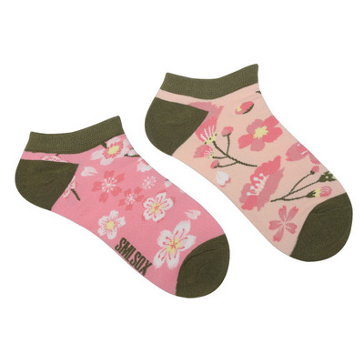 Sieviešu asimetriskas AB zeķes Ins Dzīvnieku un augu potīšu zeķes multfilma Krāsains sporta kokvilnas zeķes Vīriešu sieviešu zeķes Low Cut Sox