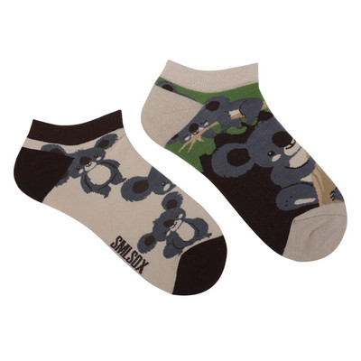 Sieviešu asimetriskas AB zeķes Ins Dzīvnieku un augu potīšu zeķes multfilma Krāsains sporta kokvilnas zeķes Vīriešu sieviešu zeķes Low Cut Sox