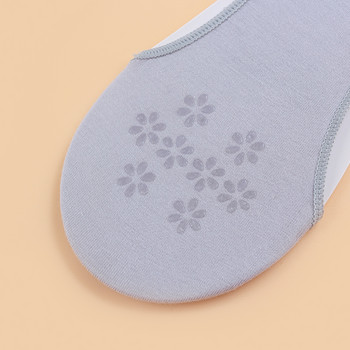 Чорапи дамски памучни невидими летни тънки дишащи меки силиконови нехлъзгащи се модни за високи токчета лодка чорапи чорапи с подметка 5 чифта