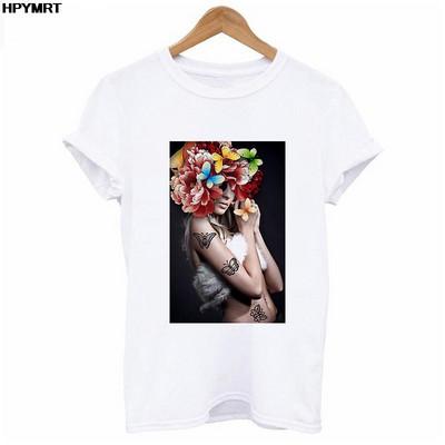 Reducere de vară Cămașă nouă streetwear pentru femei Tendință la modă Grafică imprimeu O-gât Casual cu mânecă scurtă Topuri Tricou alb roz S-XXL