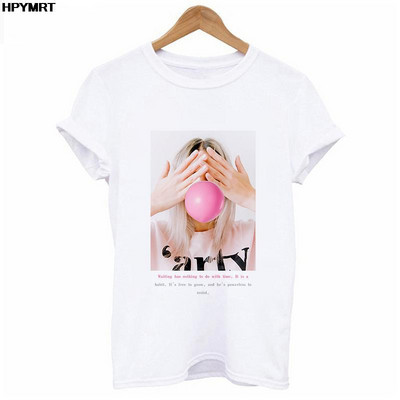 Reducere de vară Cămașă nouă streetwear pentru femei Tendință la modă Grafică imprimeu O-gât Casual cu mânecă scurtă Topuri Tricou alb roz S-XXL