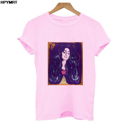 Reducere de vară Cămașă nouă streetwear pentru femei Tendință la modă Grafică imprimeu O-gât Casual cu mânecă scurtă Topuri Tricou alb roz S-XXL