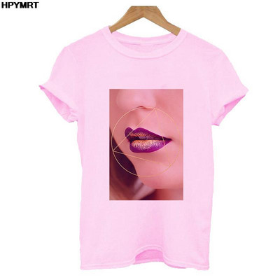 Reducere de vară Cămașă nouă streetwear pentru femei Tendință la modă Grafică imprimeu O-gât Casual cu mânecă scurtă Topuri Tricou alb roz S-XXL