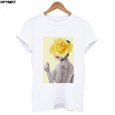 Reducere de vară Cămașă nouă streetwear pentru femei Tendință la modă Grafică imprimeu O-gât Casual cu mânecă scurtă Topuri Tricou alb roz S-XXL