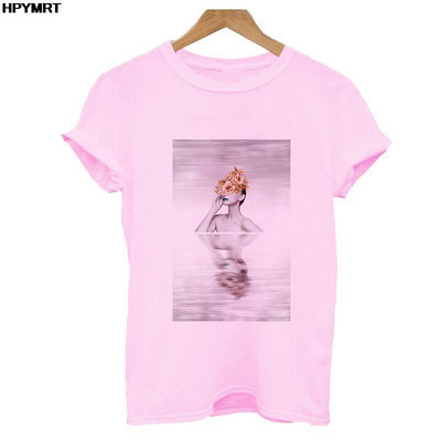 Reducere de vară Cămașă nouă streetwear pentru femei Tendință la modă Grafică imprimeu O-gât Casual cu mânecă scurtă Topuri Tricou alb roz S-XXL