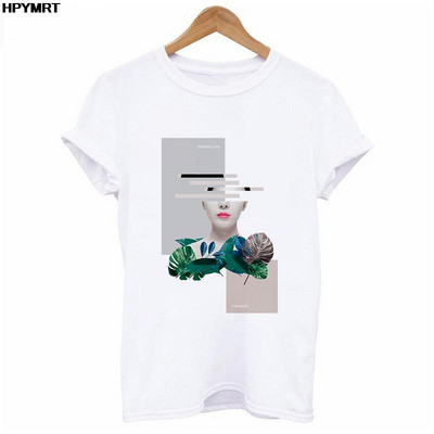 Reducere de vară Cămașă nouă streetwear pentru femei Tendință la modă Grafică imprimeu O-gât Casual cu mânecă scurtă Topuri Tricou alb roz S-XXL