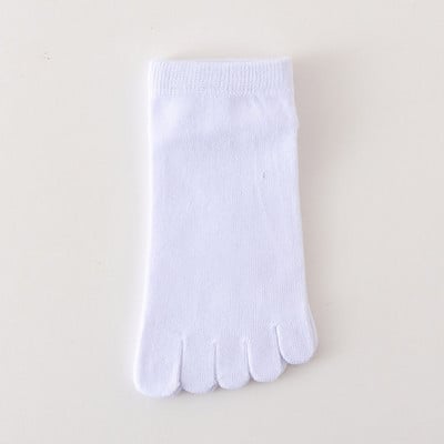 Άνοιξη Καλοκαίρι Γυναικείες κοντές κάλτσες πέντε δακτύλων καραμέλα Κάλτσες αστράγαλο Απορρόφηση ιδρώτα Βαμβακερές κάλτσες με σπαστά δάχτυλα με 5 δάχτυλα