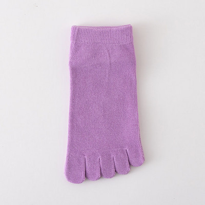 Άνοιξη Καλοκαίρι Γυναικείες κοντές κάλτσες πέντε δακτύλων καραμέλα Κάλτσες αστράγαλο Απορρόφηση ιδρώτα Βαμβακερές κάλτσες με σπαστά δάχτυλα με 5 δάχτυλα