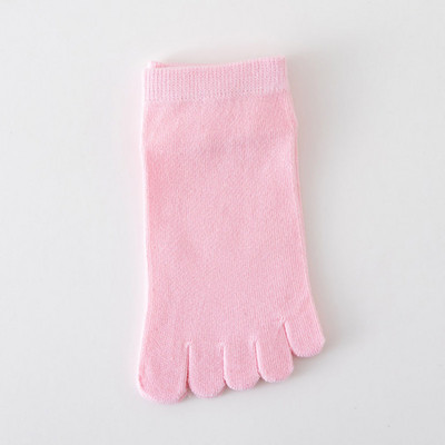 Άνοιξη Καλοκαίρι Γυναικείες κοντές κάλτσες πέντε δακτύλων καραμέλα Κάλτσες αστράγαλο Απορρόφηση ιδρώτα Βαμβακερές κάλτσες με σπαστά δάχτυλα με 5 δάχτυλα