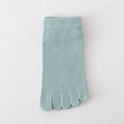 Άνοιξη Καλοκαίρι Γυναικείες κοντές κάλτσες πέντε δακτύλων καραμέλα Κάλτσες αστράγαλο Απορρόφηση ιδρώτα Βαμβακερές κάλτσες με σπαστά δάχτυλα με 5 δάχτυλα