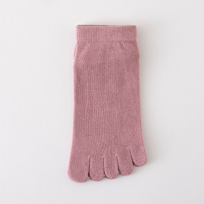 Άνοιξη Καλοκαίρι Γυναικείες κοντές κάλτσες πέντε δακτύλων καραμέλα Κάλτσες αστράγαλο Απορρόφηση ιδρώτα Βαμβακερές κάλτσες με σπαστά δάχτυλα με 5 δάχτυλα