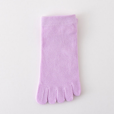 Άνοιξη Καλοκαίρι Γυναικείες κοντές κάλτσες πέντε δακτύλων καραμέλα Κάλτσες αστράγαλο Απορρόφηση ιδρώτα Βαμβακερές κάλτσες με σπαστά δάχτυλα με 5 δάχτυλα