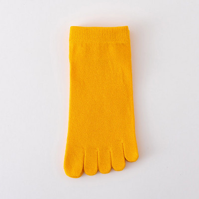 Άνοιξη Καλοκαίρι Γυναικείες κοντές κάλτσες πέντε δακτύλων καραμέλα Κάλτσες αστράγαλο Απορρόφηση ιδρώτα Βαμβακερές κάλτσες με σπαστά δάχτυλα με 5 δάχτυλα