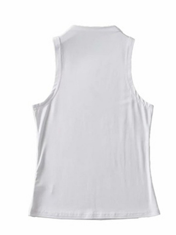 2023. aasta suve UUS saabumine Naiste ühevärvilised põhjuslikud seksikad kärbitud ülaosaga varrukateta tänavarõivad