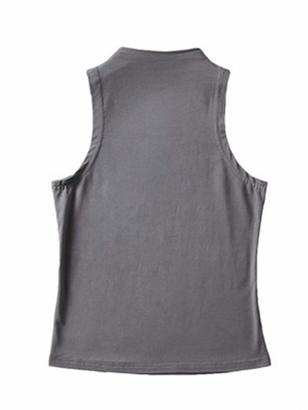 2023. aasta suve UUS saabumine Naiste ühevärvilised põhjuslikud seksikad kärbitud ülaosaga varrukateta tänavarõivad