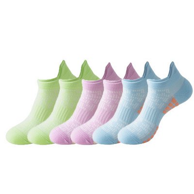 6 paari No Show Sport Jooksusokid Sportlikud madala lõikega sokid Paksud kootud Outdoor Fitness Hingavad kiiresti kuivavad kulumiskindlad sokid