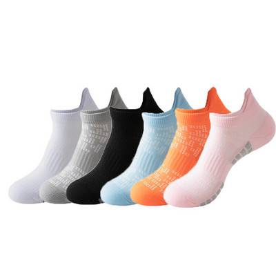 6 paari No Show Sport Jooksusokid Sportlikud madala lõikega sokid Paksud kootud Outdoor Fitness Hingavad kiiresti kuivavad kulumiskindlad sokid