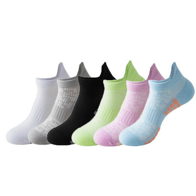 6 paari No Show Sport Jooksusokid Sportlikud madala lõikega sokid Paksud kootud Outdoor Fitness Hingavad kiiresti kuivavad kulumiskindlad sokid