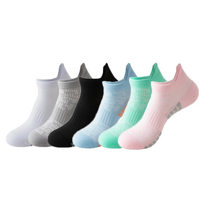 6 paari No Show Sport Jooksusokid Sportlikud madala lõikega sokid Paksud kootud Outdoor Fitness Hingavad kiiresti kuivavad kulumiskindlad sokid