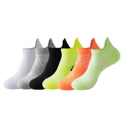 6 paari No Show Sport Jooksusokid Sportlikud madala lõikega sokid Paksud kootud Outdoor Fitness Hingavad kiiresti kuivavad kulumiskindlad sokid