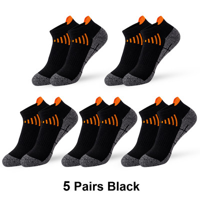5 paari meeste spordisokid Sportlikud sokid Hingavad välistingimustes kasutatavad jooksusokid meestele ja madala lõikega naiste pahkluu sokid