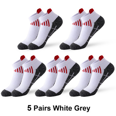5 paari meeste spordisokid Sportlikud sokid Hingavad välistingimustes kasutatavad jooksusokid meestele ja madala lõikega naiste pahkluu sokid