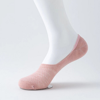 5 чифта ДАМСКИ мрежести дишащи чорапи за лодка, невидими ниски силиконови противоплъзгащи чорапи, летни чорапи без глезени