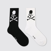 Madingos unisex kaukolės rašto kojinės vyrams, moterys, elegantiškos poros, sportinės kojinės, medvilninės hip-hop kojinės, kojinės Sox 36-44