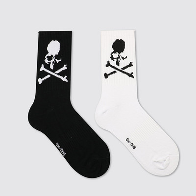 Модни унисекс чорапи с шарка на черепа за мъже, жени, шикозни двойки, спортни чорапи, памучни хип-хоп чорапи, чорапи, чорапи Sox 36-44