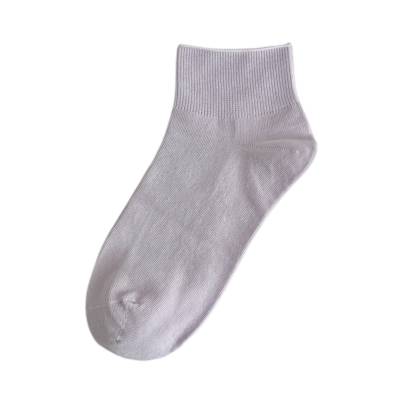 3 perechi de șosete scurte de damă, de vară, de culoarea bomboanei, set de șosete din bumbac simplu, respirabile, lejer, comozi, moi, colorați, pentru femei