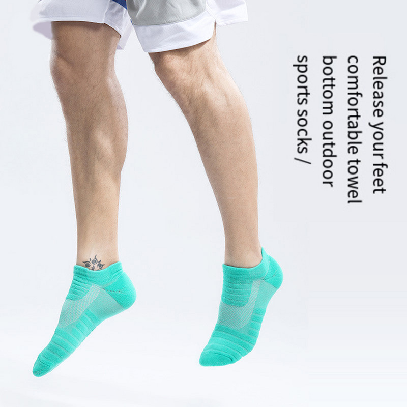 Treening Libisemisvastased Jalgpallisokid Meeste Spordisokid Higineelavad Paksendatud Käterätik Alt Elite Sokid Täiskasvanute Spordisokid