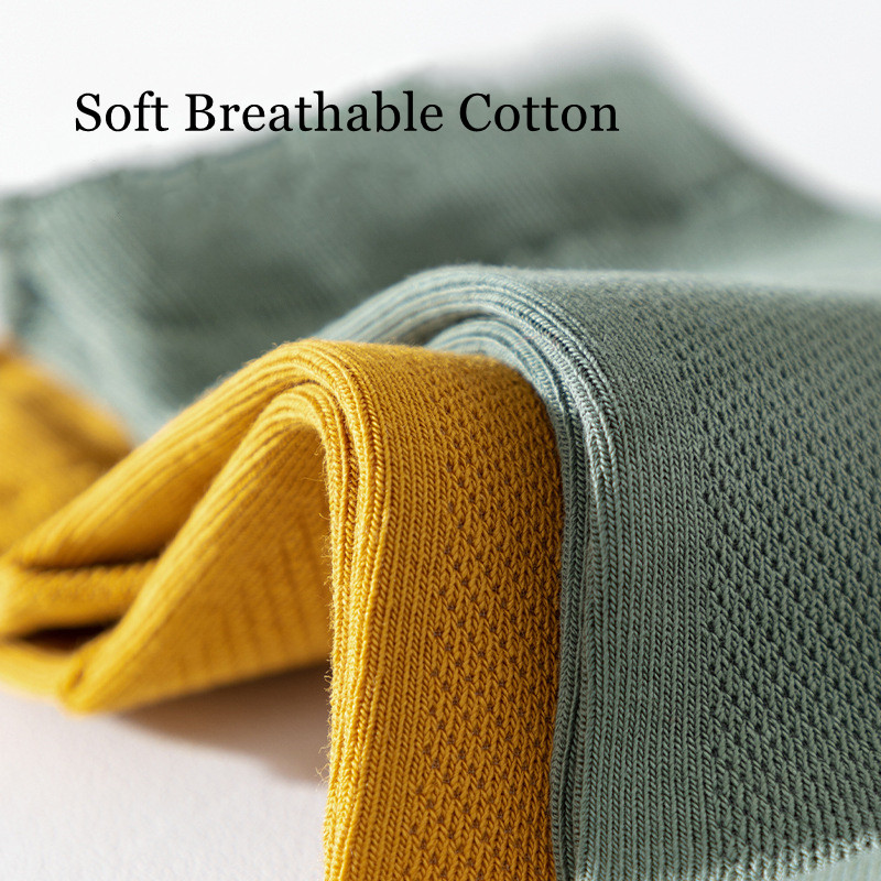 Madingos vasaros vyriškos kojinės su skeltu pirštu Vienspalvės minkšto tinklelio kvėpuojančios medvilnės penkių pirštų kojinės lauko sportui trumpos kojinės