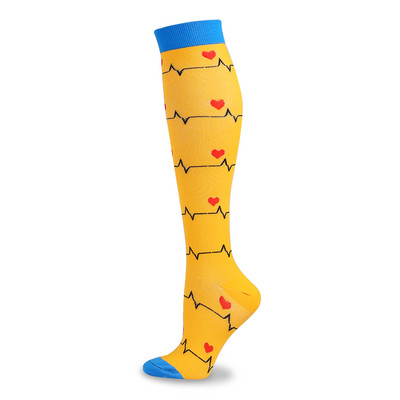 Kompresijske čarape Muškarci Žene Medicinska njega Olakšavanje bolova Edem Proširene vene Fitnes Sportske čarape za biciklizam na otvorenom Tvornička veleprodaja