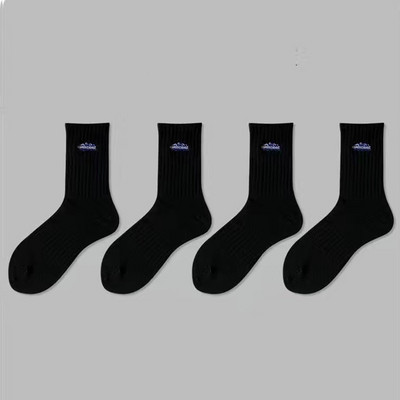 4 paari sokke meestele kevadel ja suvel õhukesed meeste spordipaarid naiste sokid Mitmekülgsed keskmise pikkusega sokid