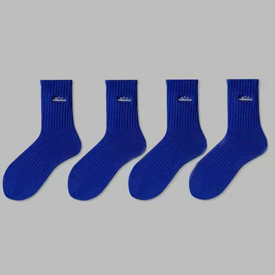 4 paari sokke meestele kevadel ja suvel õhukesed meeste spordipaarid naiste sokid Mitmekülgsed keskmise pikkusega sokid