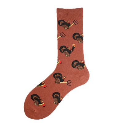 Χαρούμενες πολύχρωμες αστείες κάλτσες Άνδρες Skateboard Shark Dinosaur Astronaut Planet Divertidos Hip Hop Sokken Harajuku Unisex Crew κάλτσες